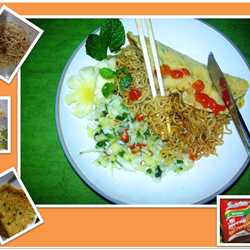 MARTADAMIN INDOMIE  (Martabak Tenggiri Acar Daun Mint) (untuk 2 orang)